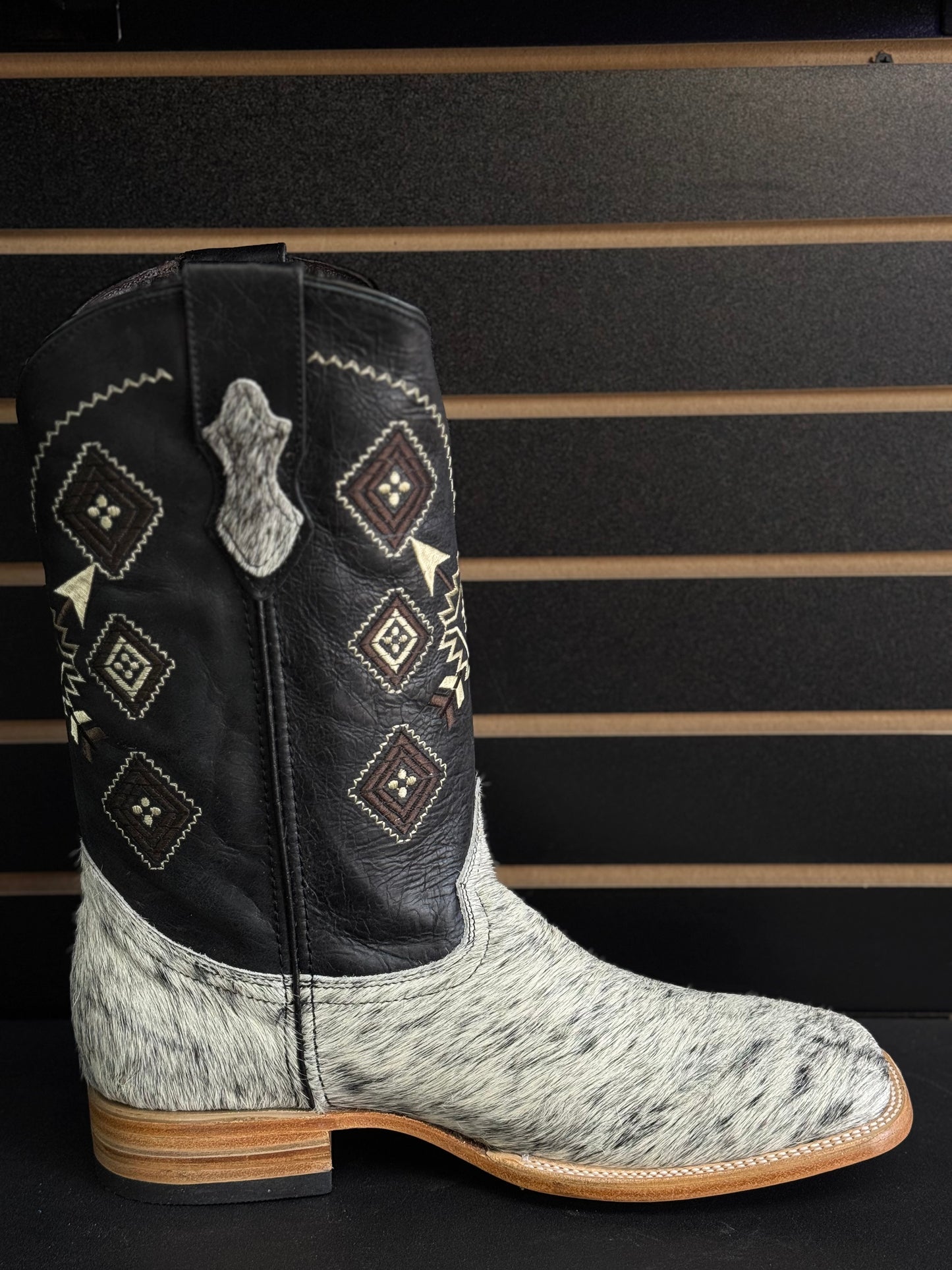 Men's Square Toe Cowhide Boot- Sz. 13