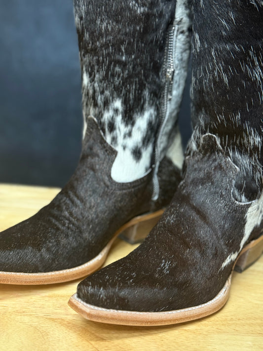 Tall Red Bottom Cowhide 9