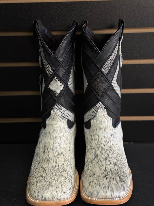 Men's Square Toe Cowhide Boot- Sz. 8.5