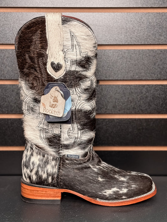 Women's Square Toe Cowhide Boot- Sz. 7