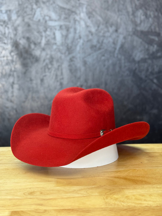 4X ‘Damian’ Red Felt Hat