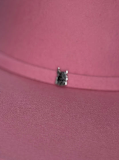4X ‘Damian’ Pink Felt Hat