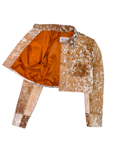 Ladies Cowhide Jacket | Red Angus
