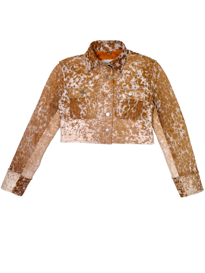 Ladies Cowhide Jacket | Red Angus