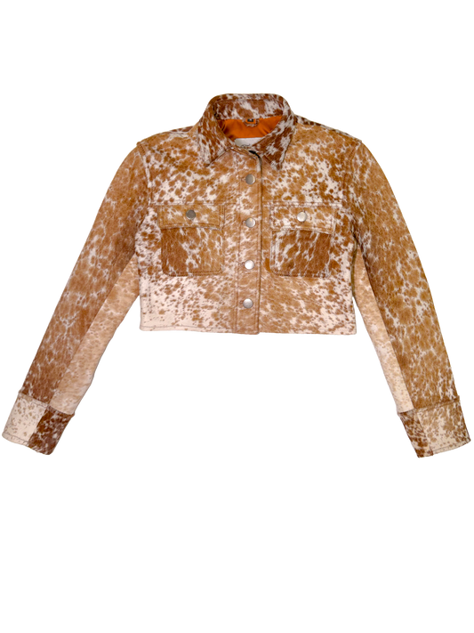 Ladies Cowhide Jacket | Red Angus