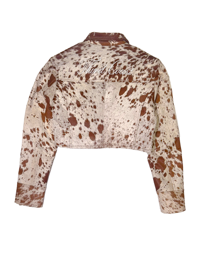 Ladies Cowhide Jacket | Red Angus