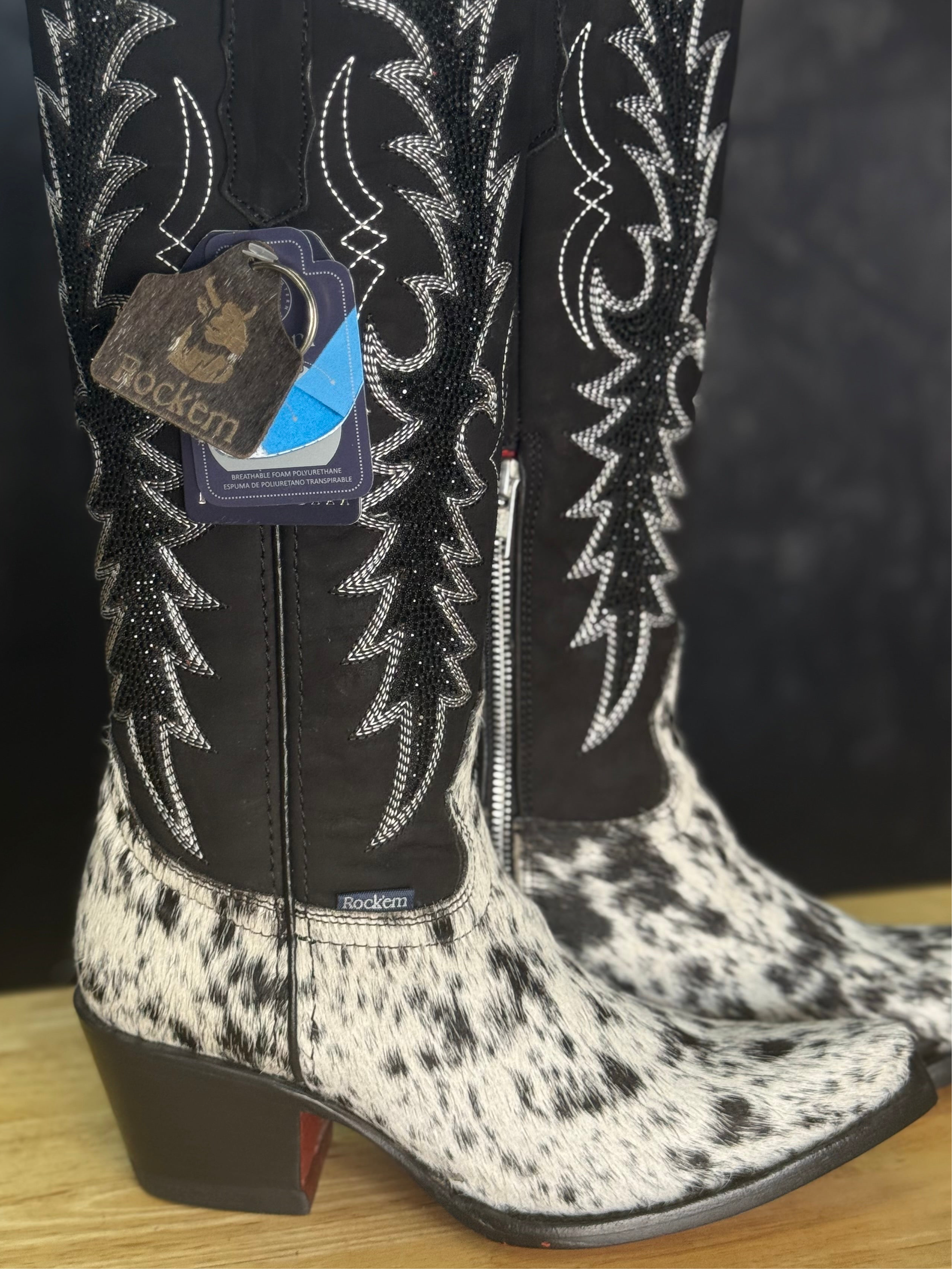 Rubi Tall Cowhide Boot