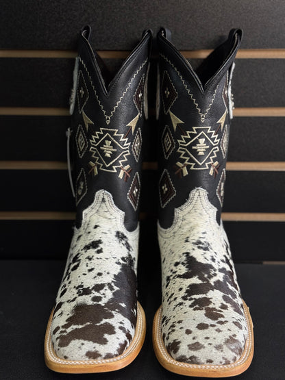 Men's Square Toe Cowhide Boot- Sz. 8