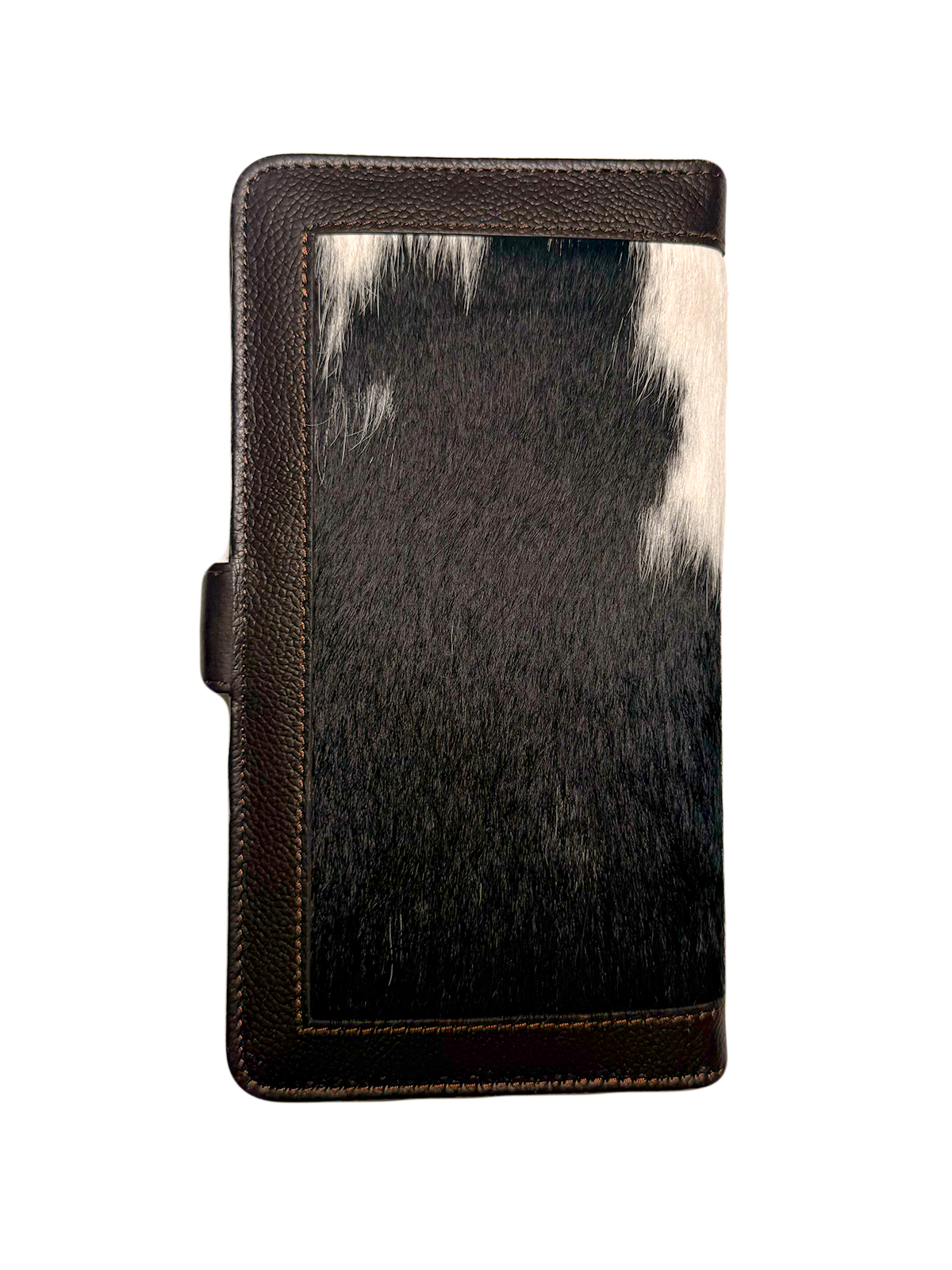 Cowhide Money Holder | Brown and White