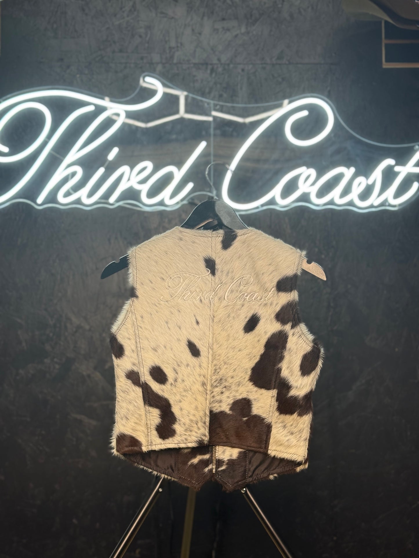 Women’s Cowhide Vest XS