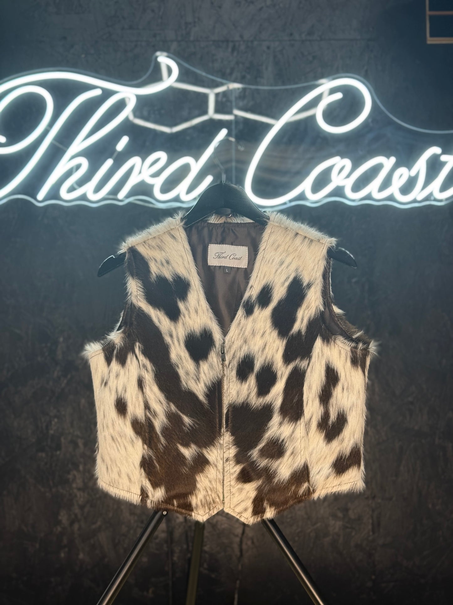 Women’s Cowhide Vest L