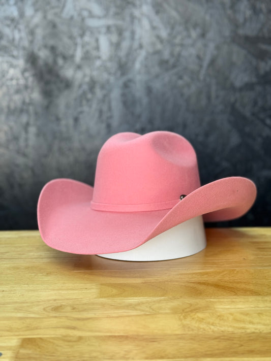 4X ‘Damian’ Pink Felt Hat