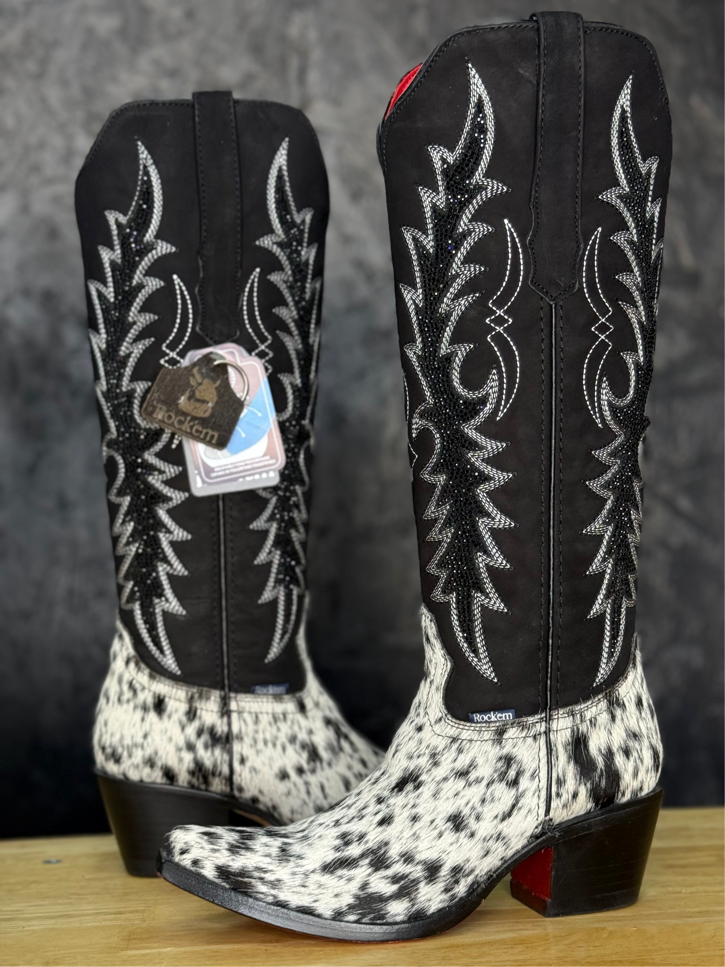 Rubi Tall Cowhide Boot