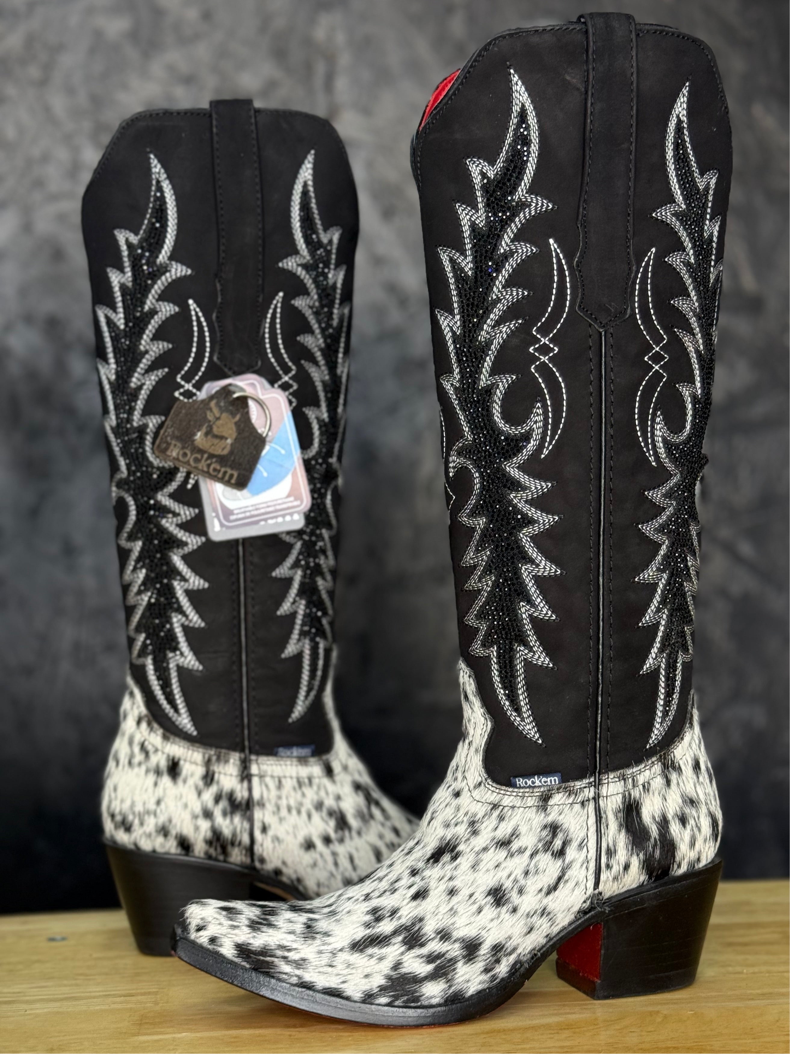 Rubi Tall Cowhide Boot