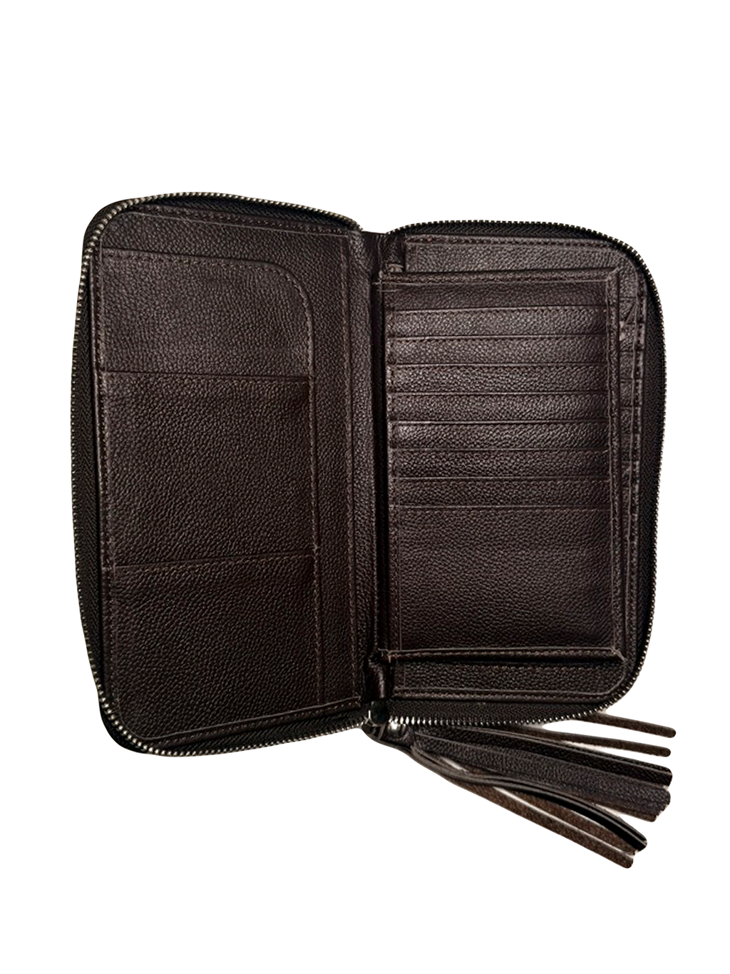 Cowhide Purse | Brown and White