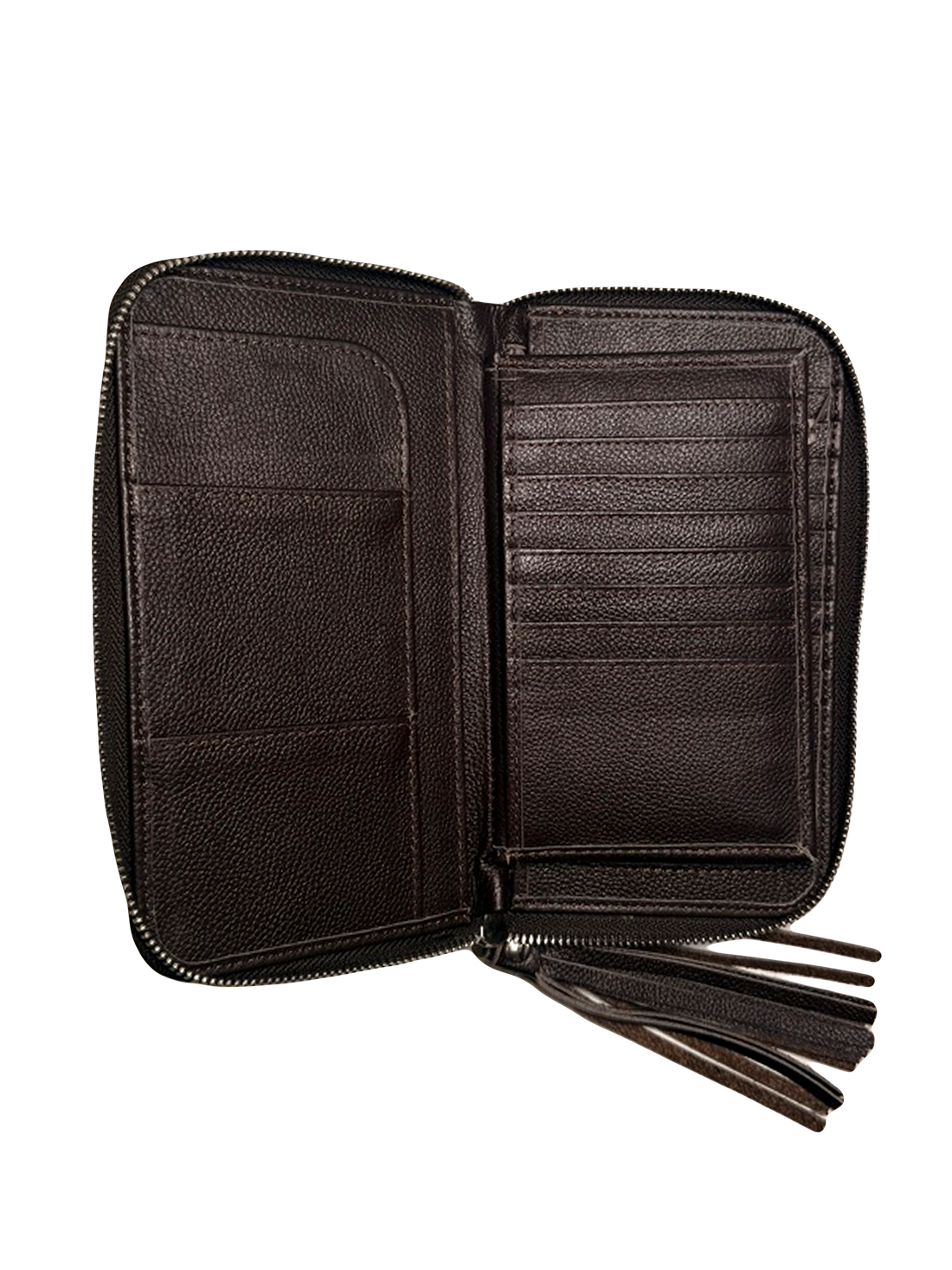 Cowhide Purse | Brown and White