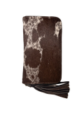 Cowhide Purse | Brown and White