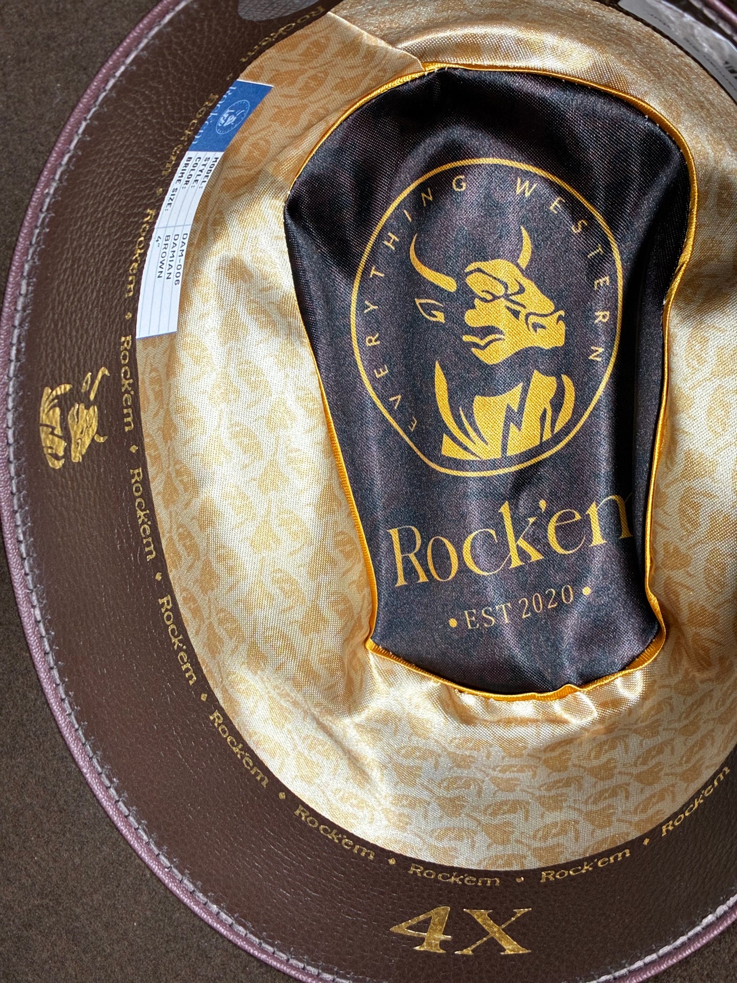 4X ‘Damian’ Brown Felt Hat