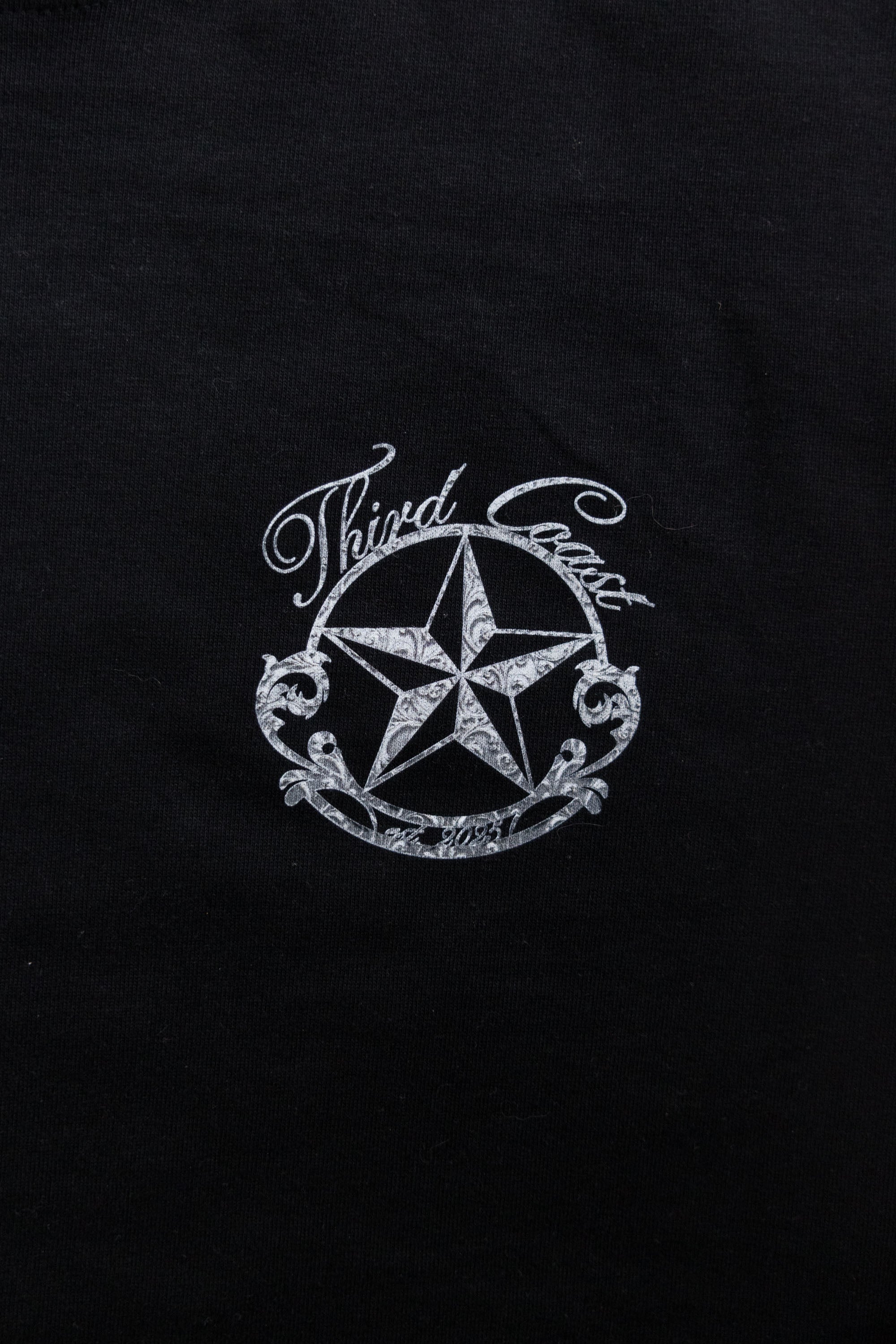 Silver Filigree T-Shirt 'Black'