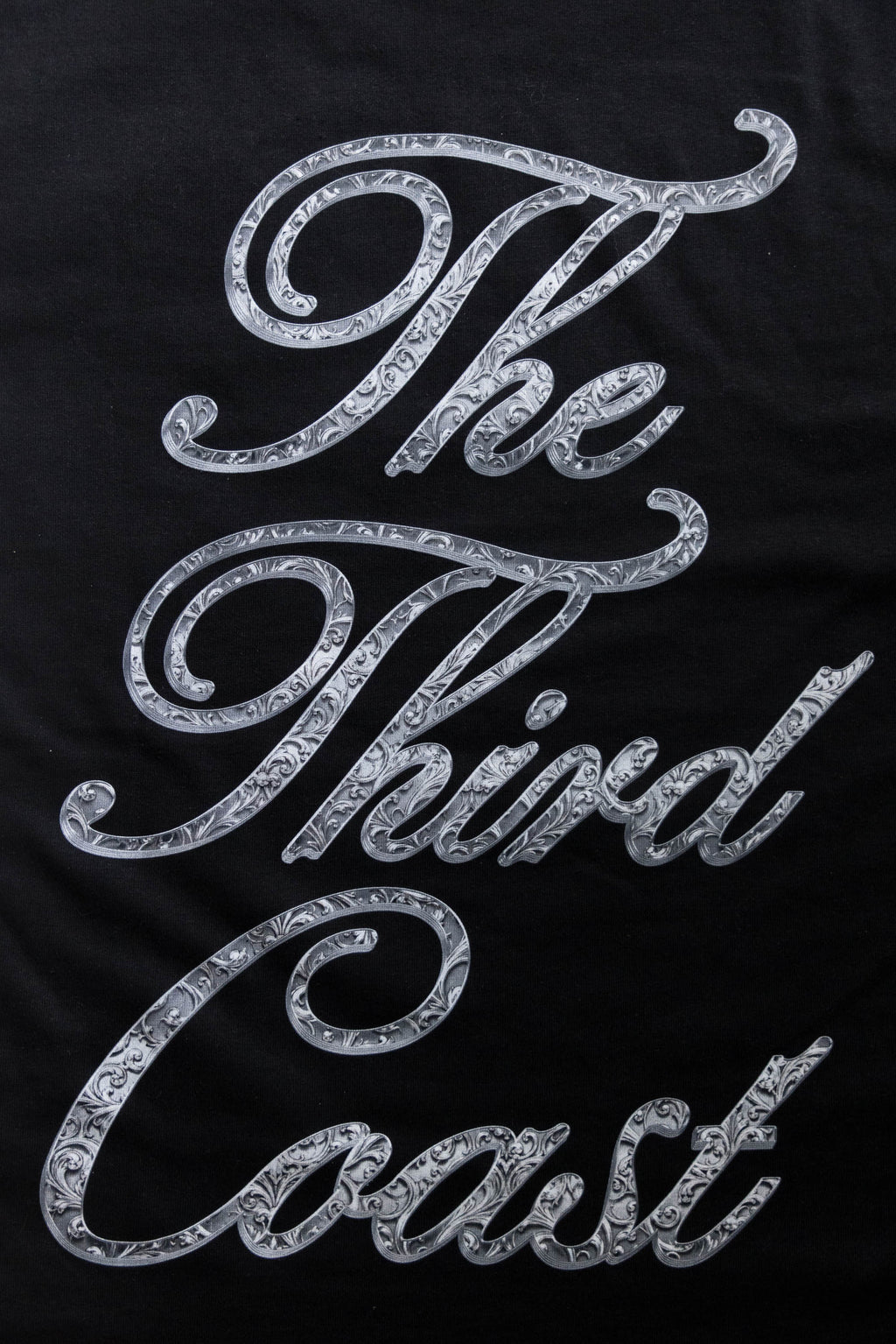 Silver Filigree T-Shirt 'Black'