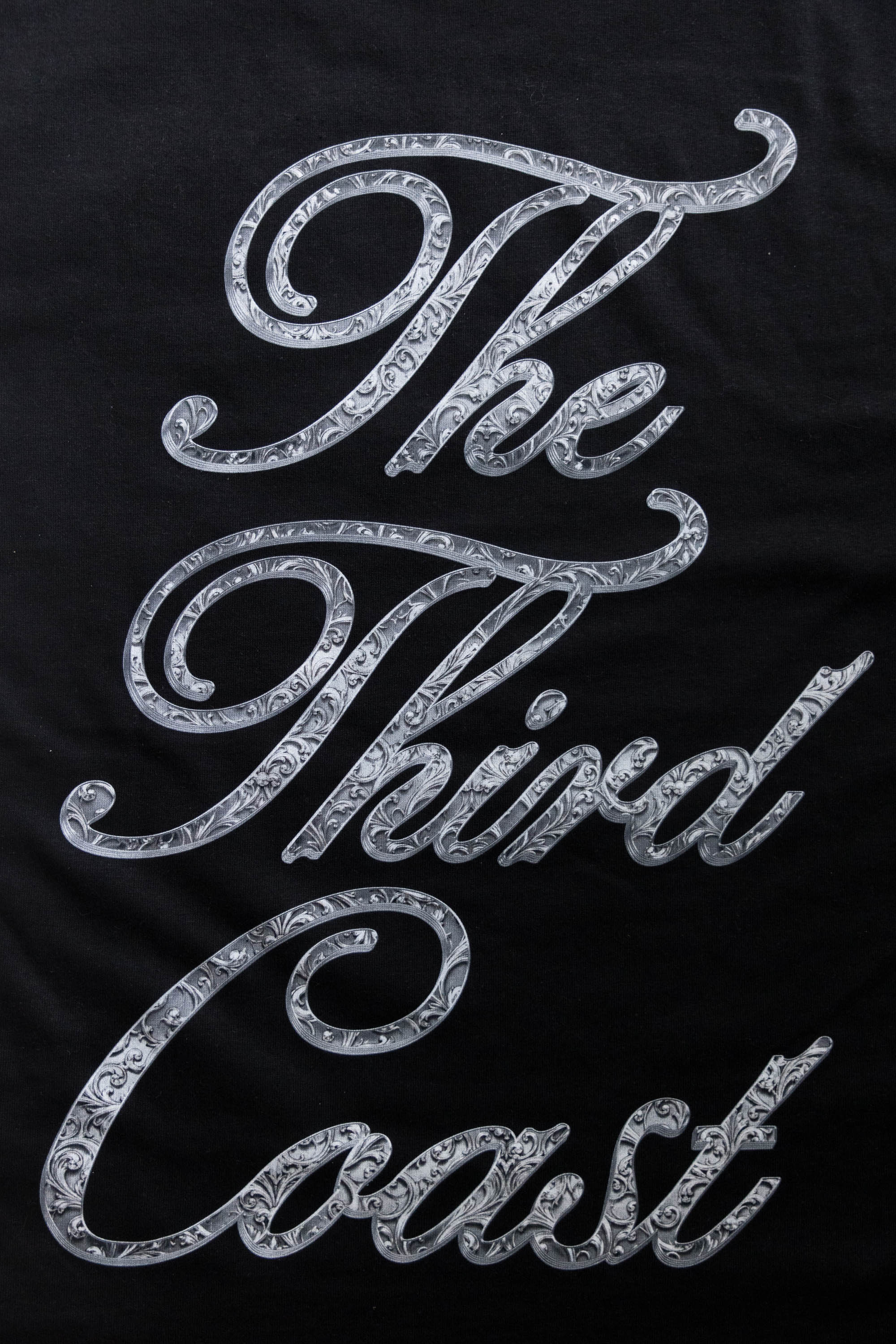 Silver Filigree T-Shirt 'Black'