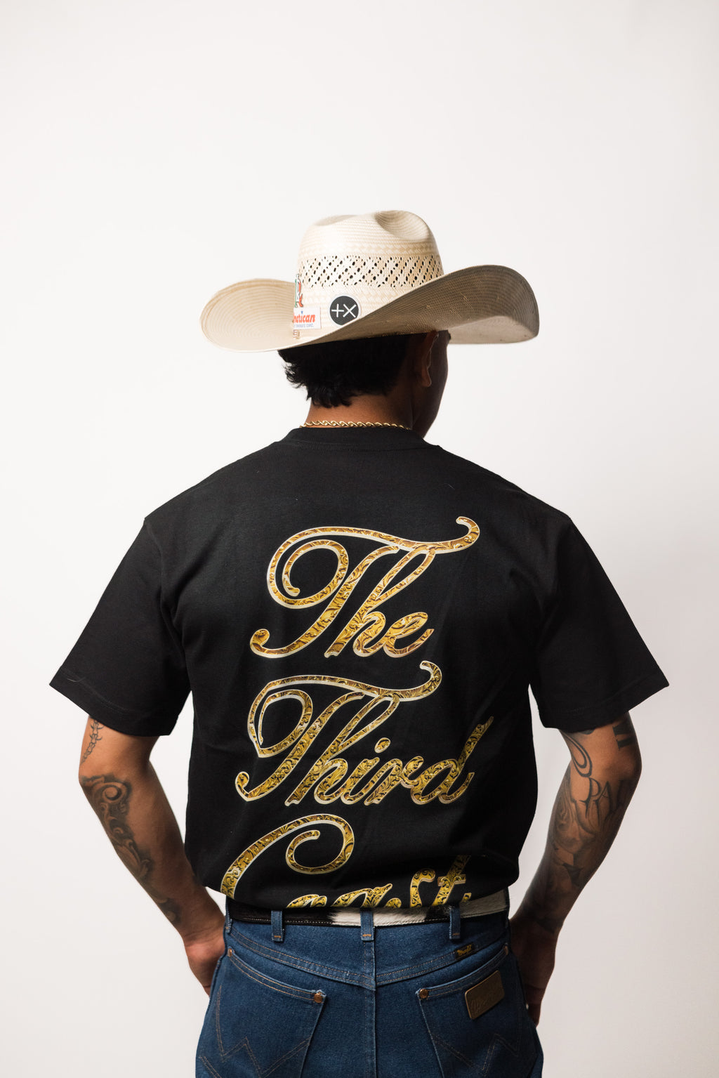 Gold Filigree T-Shirt 'Black'
