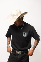 Silver Filigree T-Shirt 'Black'