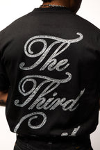 Silver Filigree T-Shirt 'Black'