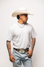 Silver Filigree T-Shirt 'White'