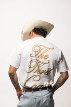 Gold Filigree T-Shirt 'White'