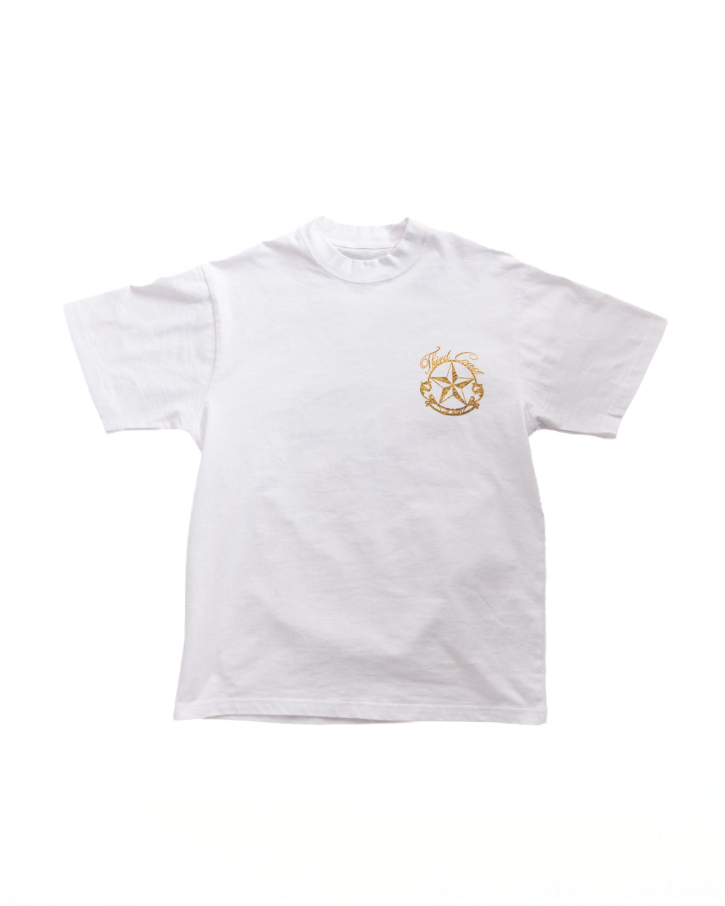 Gold Filigree T-Shirt 'White'