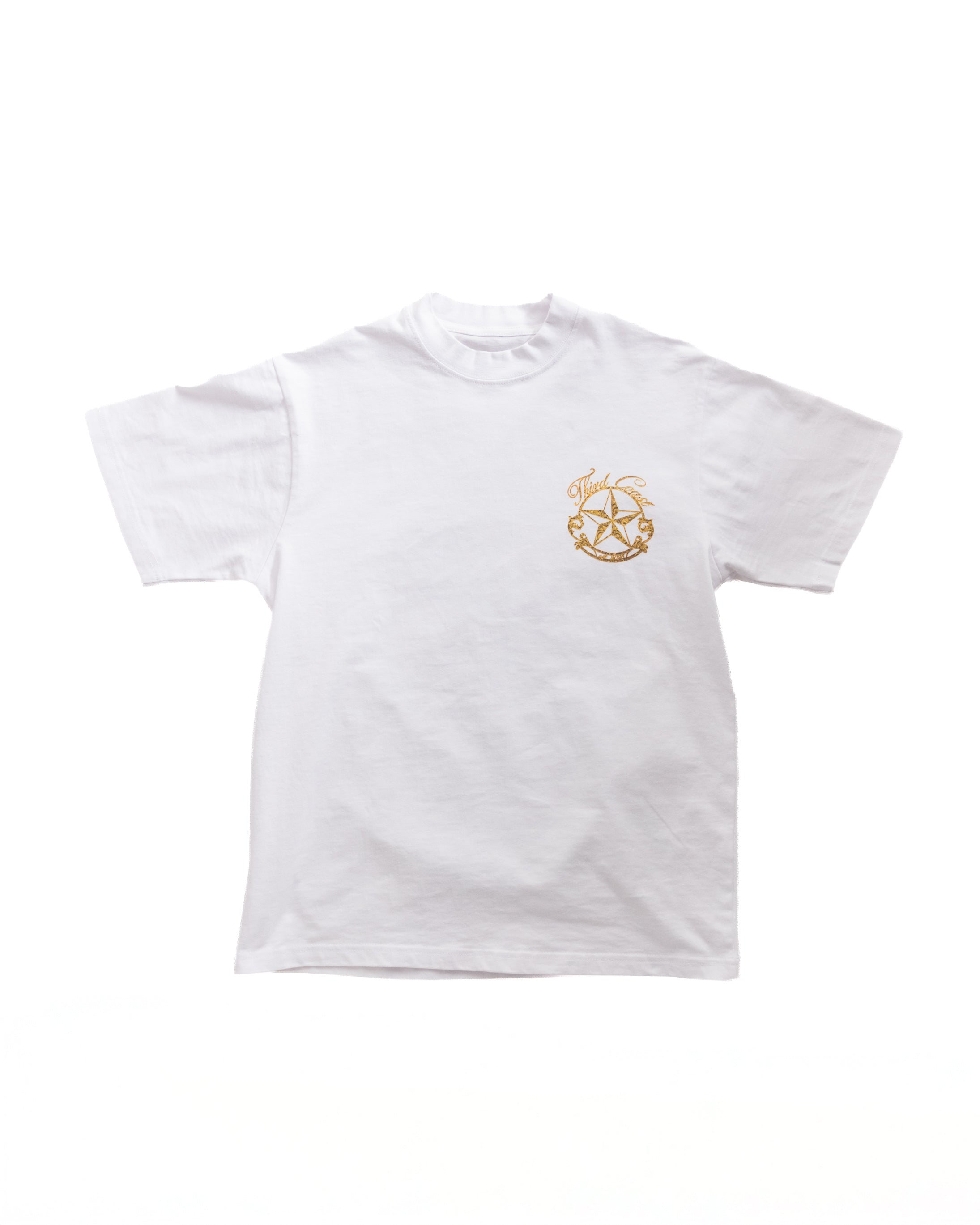 Gold Filigree T-Shirt 'White'