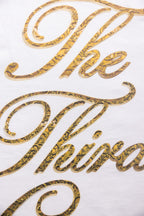 Gold Filigree T-Shirt 'White'