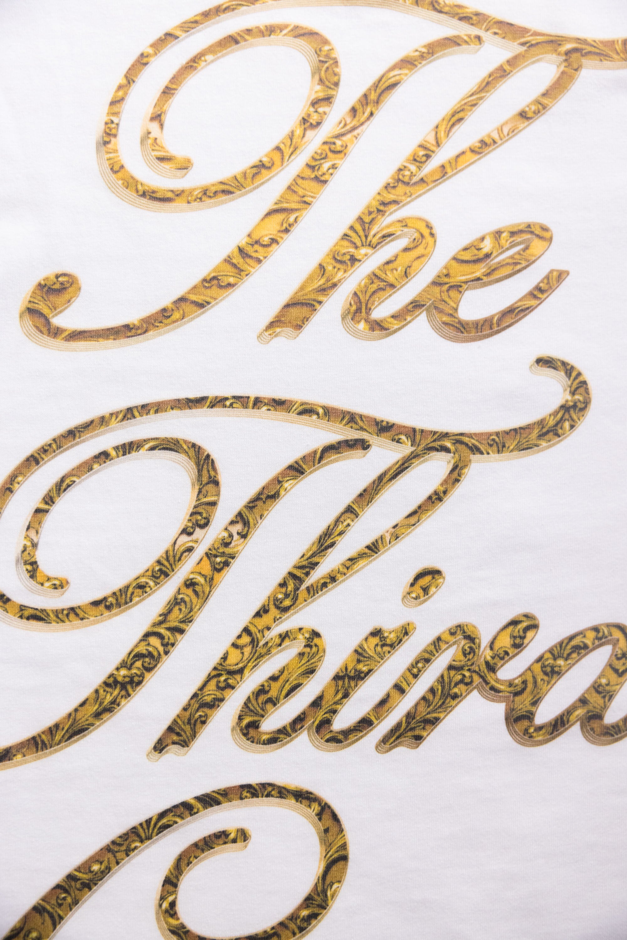 Gold Filigree T-Shirt 'White'
