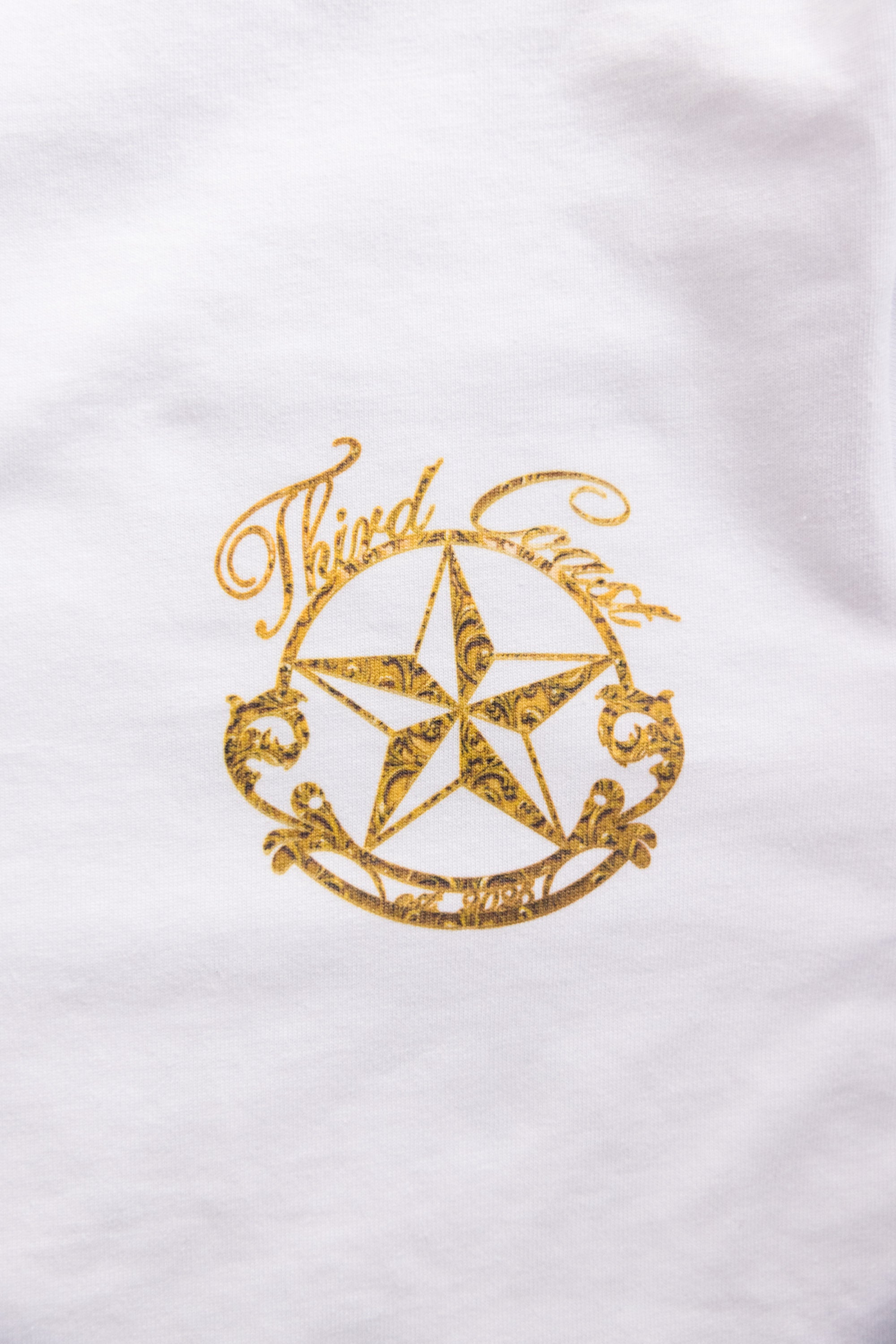 Gold Filigree T-Shirt 'White'