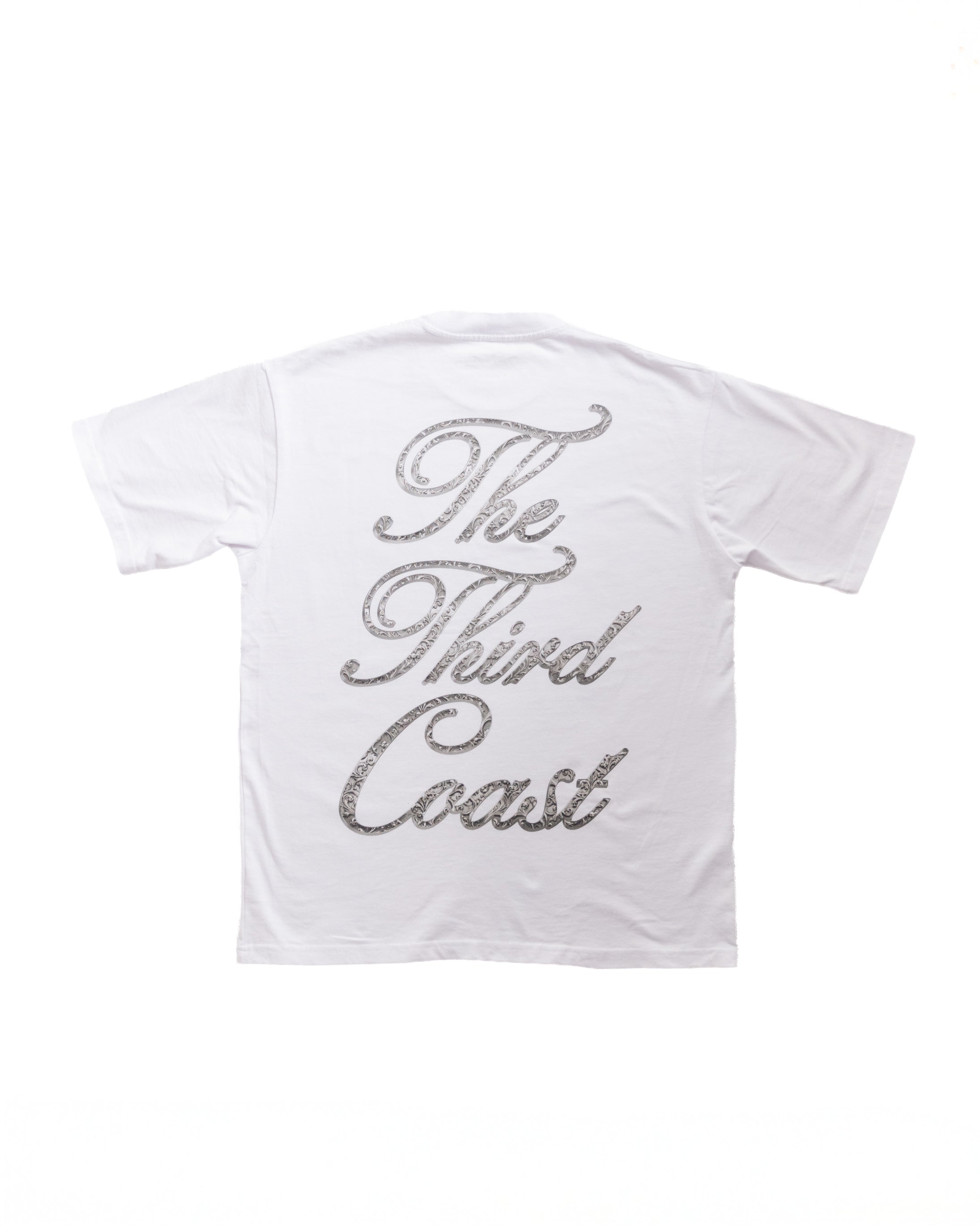 Silver Filigree T-Shirt 'White'