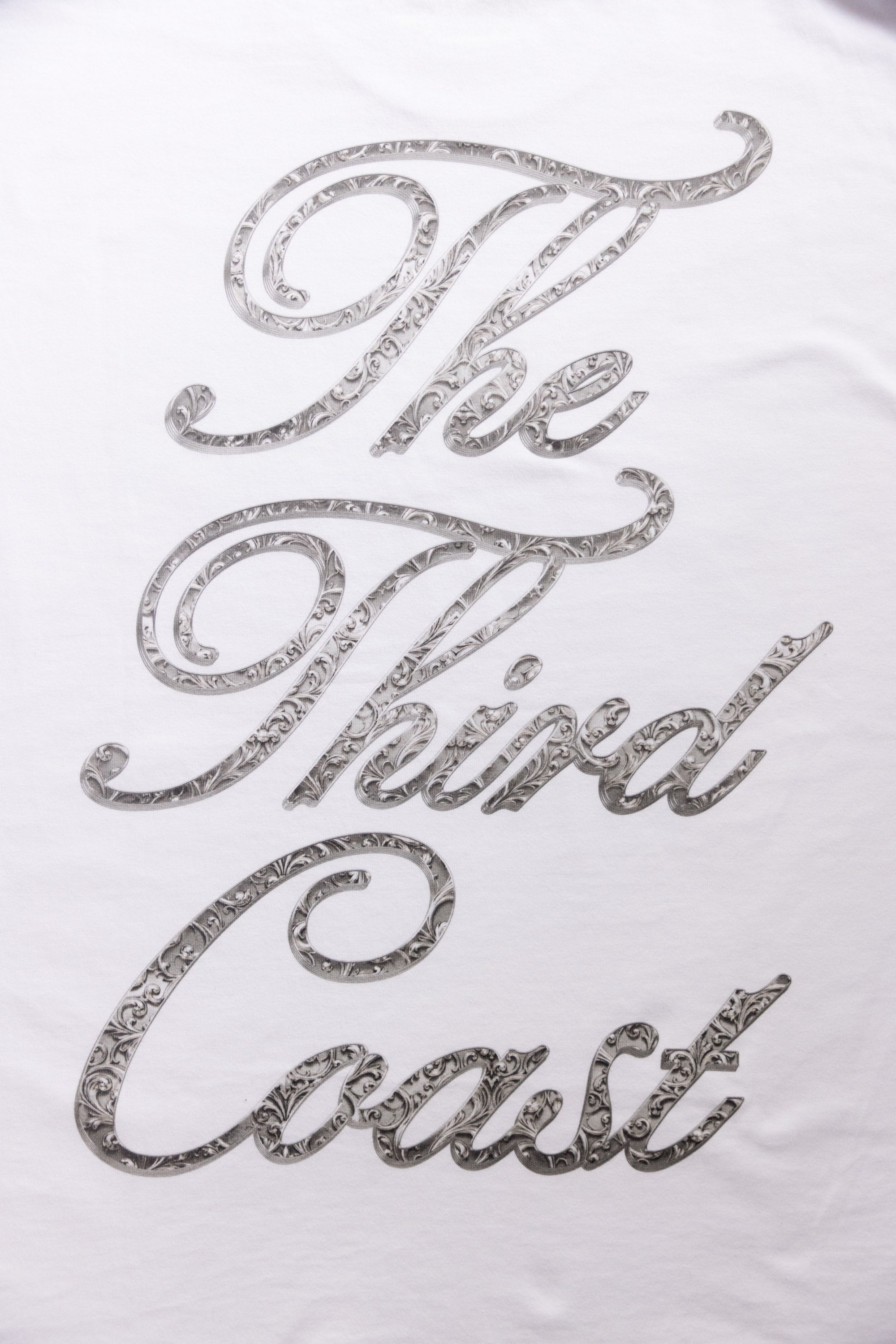 Silver Filigree T-Shirt 'White'
