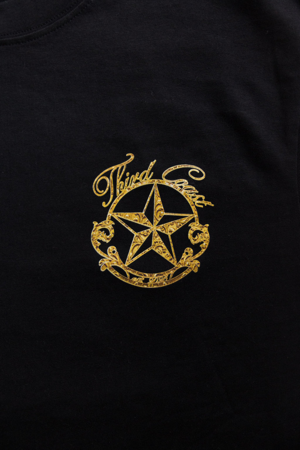 Gold Filigree T-Shirt 'Black'