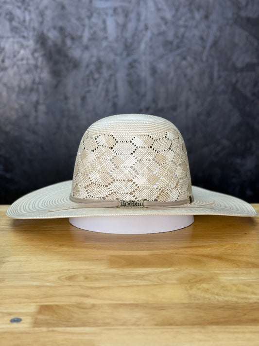 100x ‘Honeycomb’ Open Crown Straw Hat