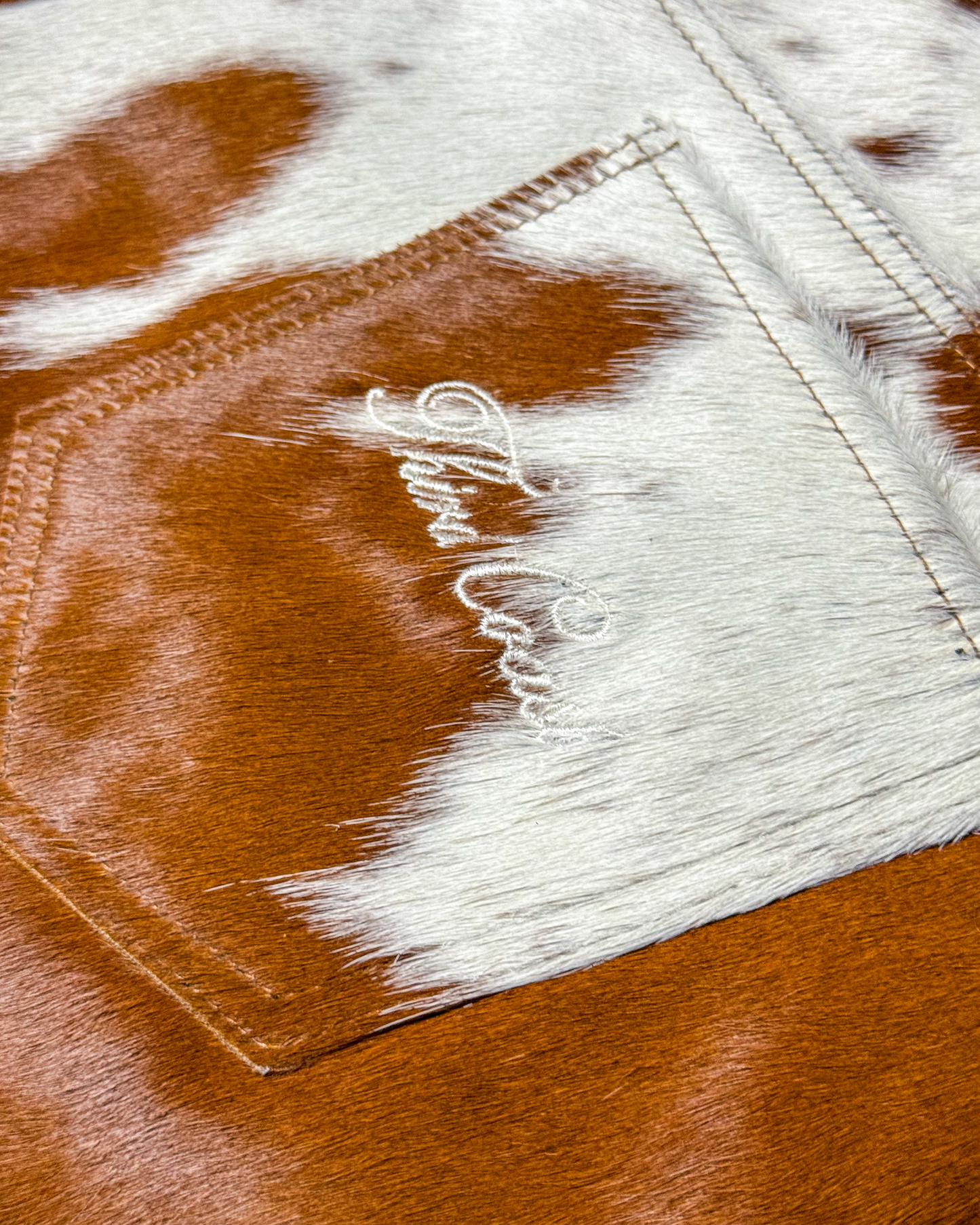 Cowhide Shorts | Red Angus
