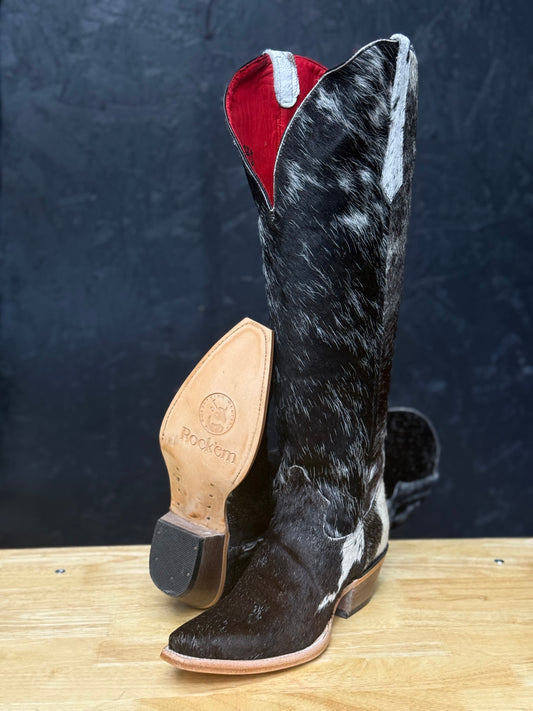Tall Red Bottom Cowhide 9