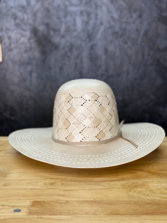 100x ‘Honeycomb’ Open Crown Straw Hat