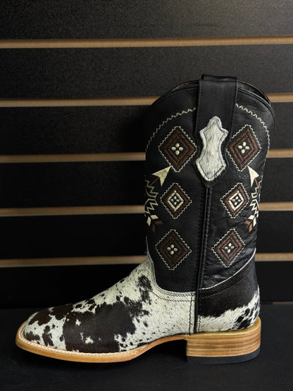 Men's Square Toe Cowhide Boot- Sz. 8