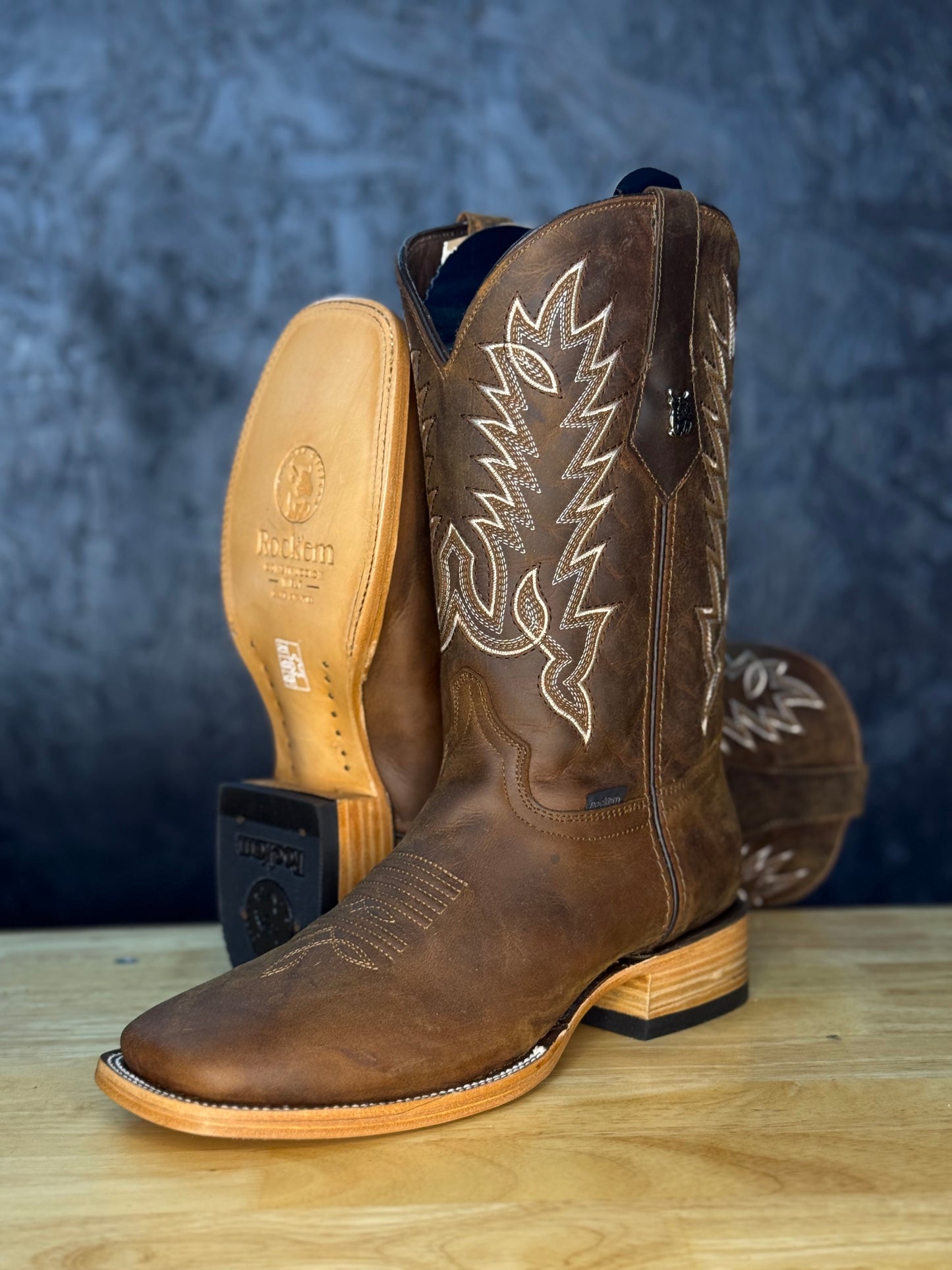 'El Solano'- Leather Cowboy Boot