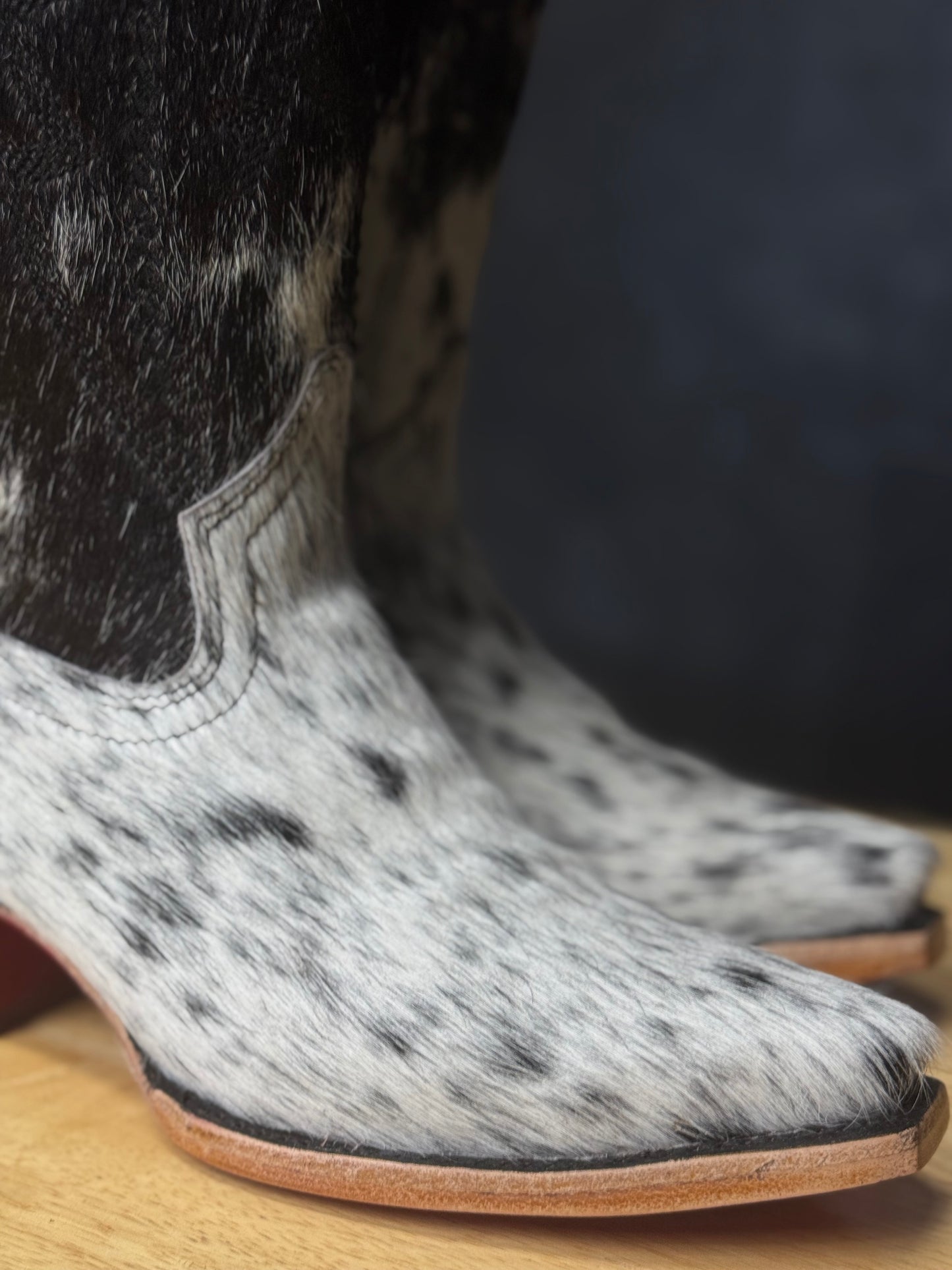 Tall Red Bottom Cowhide 7