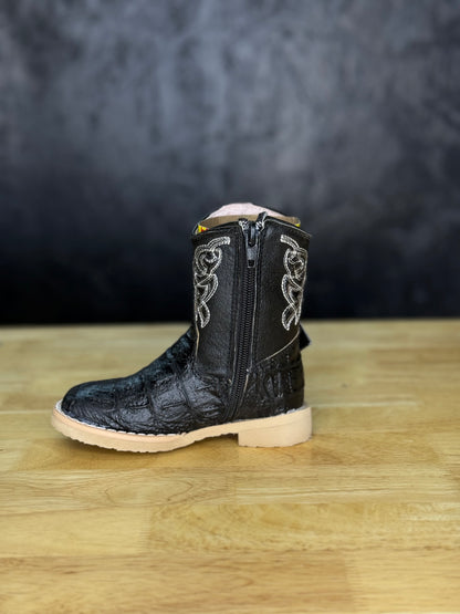 Baby Black Caiman Boot