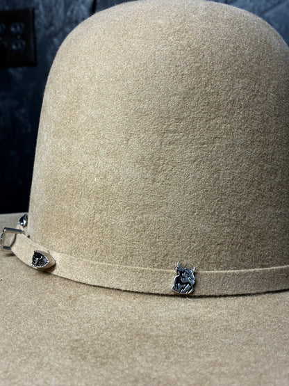 4X ‘Pecan’ Open Crown Felt Hat