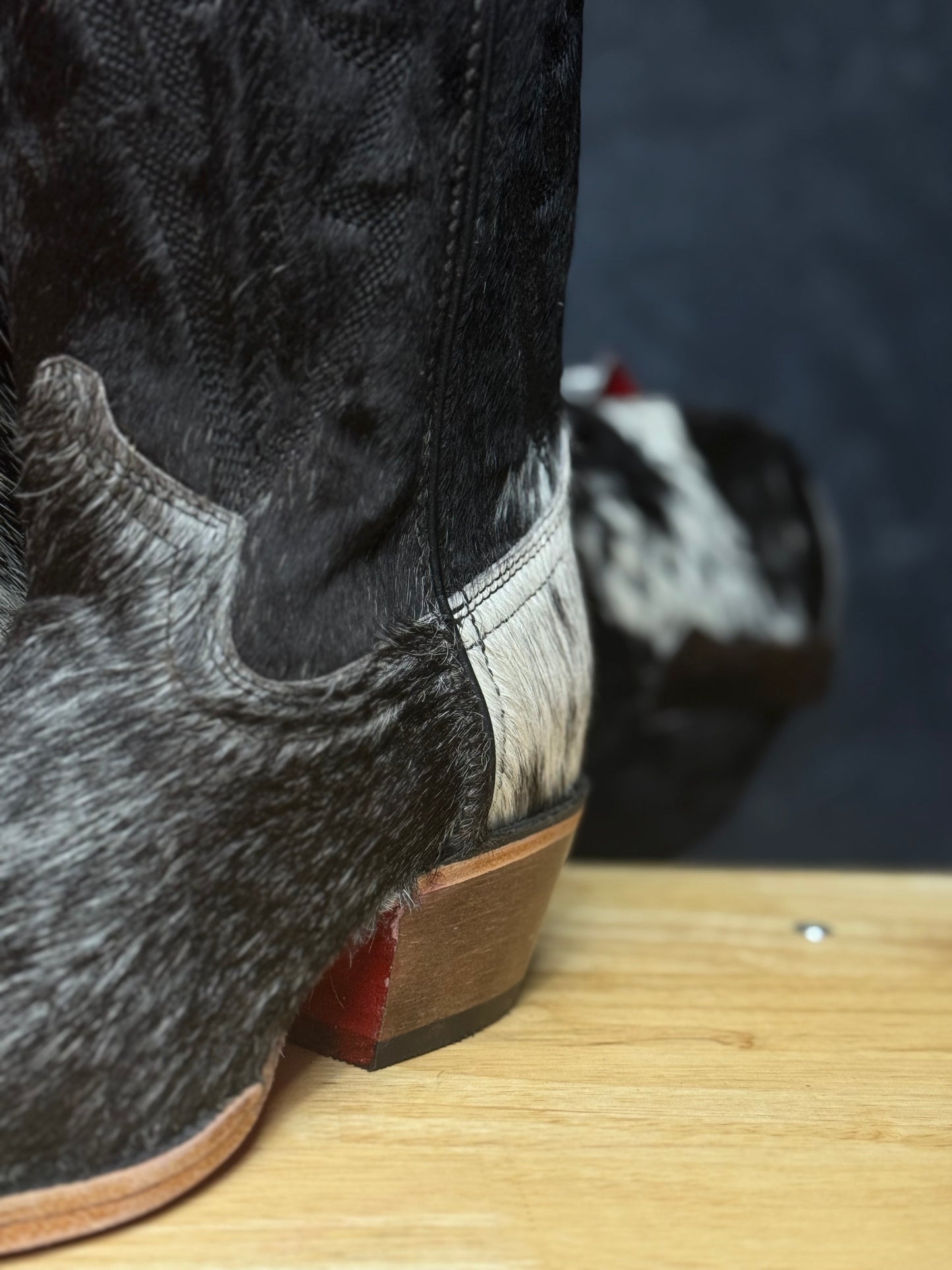 Tall Red Bottom Cowhide 6