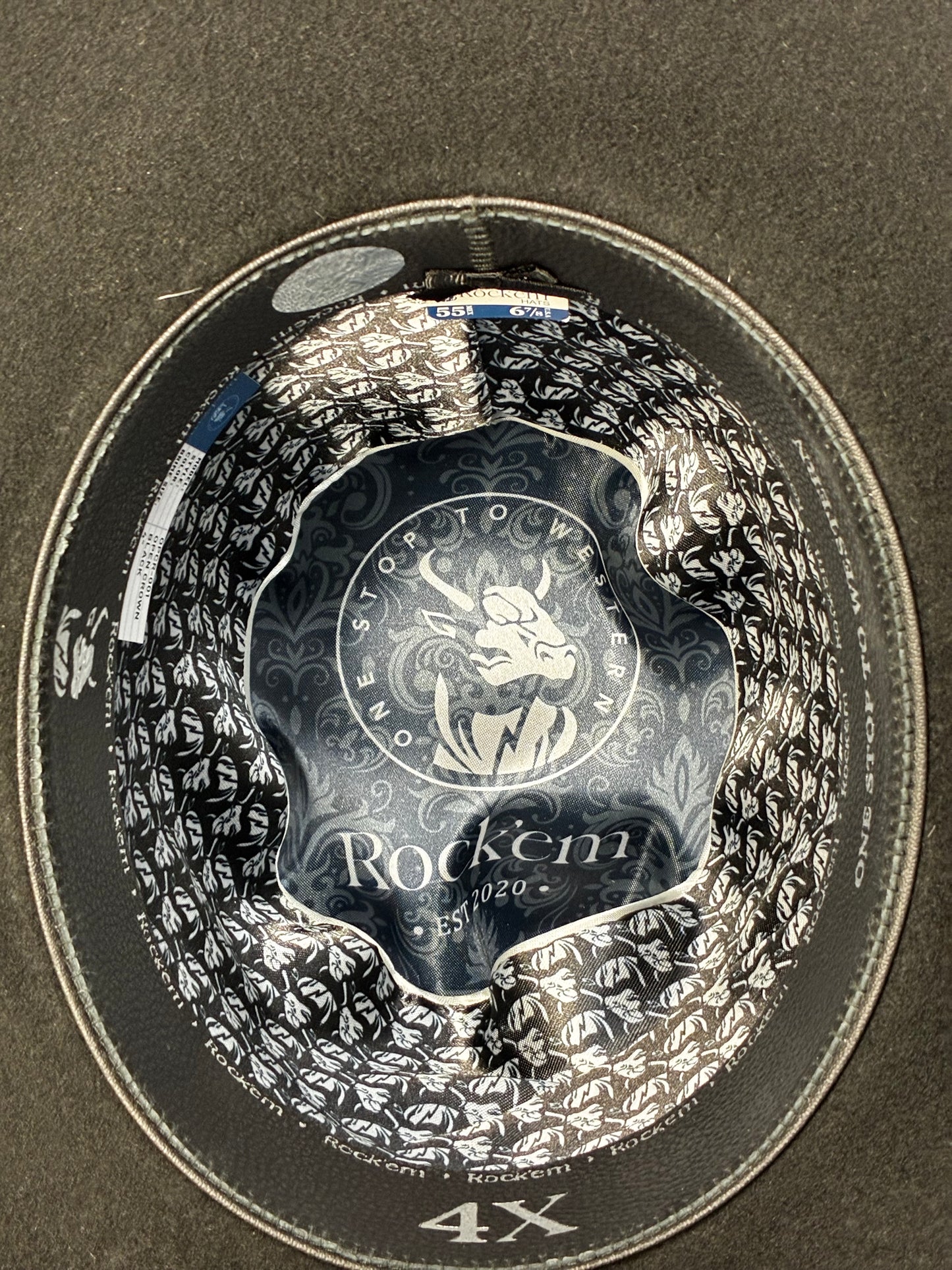 4X ‘Black’ Open Crown Felt Hat