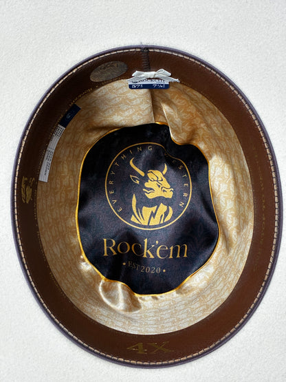 4X ‘Ivory’ Open Crown Felt Hat